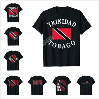 Karta Trinidad i Tobago, zastava Trinidad, ponos, majica za muške, ženske majice, majice, pamučne majice