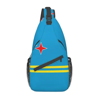 Muška torba remen, torba preko ramena, ženska байкерская torba sa zastavom Aruba, torba za telefon