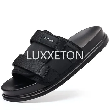 Muške luksuzne marke papuče 2023, Klasične Čvrste Svakodnevne Ljetne sandale, Ulica Cool Plaža kvalitetna obuća Unisex