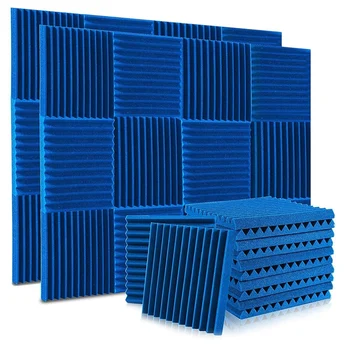 24 Pakiranje akustične пенопластовых ploče 1X12X12 cm, zvučni izolator zidni paneli sa zvukom požara, klinovi za zvučne ploče za studio, kuće