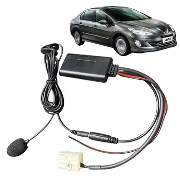Bežični Modul Audio Aux Kabel-ac adapter za 12-Pinski Aux Radio Kabel za Peugeot 307 408 508 ForCitroen Sega Stereo Pomoćni Prijemnik