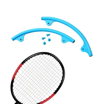 2 komada Reket Za Badminton Silikon Zaštitnik Ruba Plava Амортизирующий Zaštitna Torbica