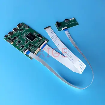 Naknada vozač LCD kontroler odgovara za LTN133AT17 B133XTN01 Zaslon laptopa 1366*768 Mini-HDMI EDP 30-pinski DIY Kit TYPE-C Micro USB 13,3