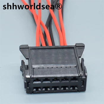 shhworldsea 10-pinski 2,8 mm ženski automatski priključak za ožičenje nožica 297115 automobil na električni kabel u utičnicu 98174-1002