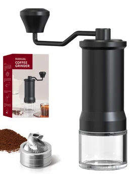 Ručni mlin za kavu Pro s dvostrukim procesom i podesiv ručno заусенцем za mljevenje kave