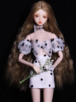 Bijeli komplet odjeće + ogrlica/ 100% ručni rad 30 cm lutkarska odjeća ljetna odjeća Za 1/6 Xinyi FR ST Barbie Doll / igračka za djevojčice
