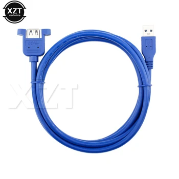 Topla rasprodaja 50 cm produžni kabel USB3.0 od muškaraca i žena s otvorom za vijak Može zaključati kabel za pričvršćivanje ploča za PC laptop