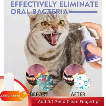 Sprej za čišćenje usne šupljine kućne ljubimce 50 ml, Dezodorans za pse i mačke, koji sprečava Obrazovanje kamenca, Устраняющий zadah iz usta Mače, Proizvode za kućne ljubimce