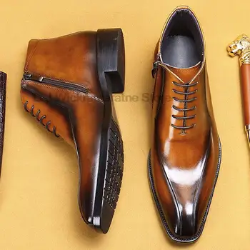 Kvalitetne muške kožne cipele, luksuzne muške cipele 