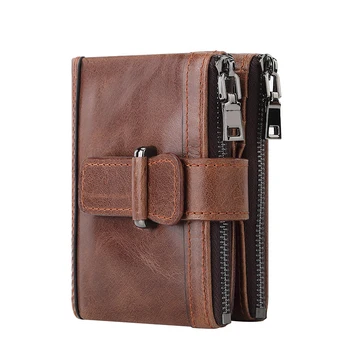 Luksuzni dizajn torbicu za muškarce, muški novčanici od prave kože, visoku kvalitetu RFID, muški novčanik, držač za kartice, vintage torbice