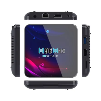 H96 Max Android 11 Smart TV Box 4K Hd Smart 5G Wifi Bluetooth prijemnik media player HDR USB3.0 Tv Box EU Plug