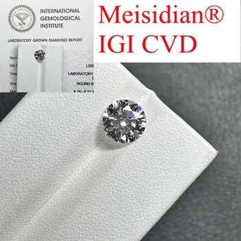 Dijamant Meisidian IGI Certificat 1 karat Vrhunskog Rez D VVS1 CVD HPHT je Odrastao u laboratoriju