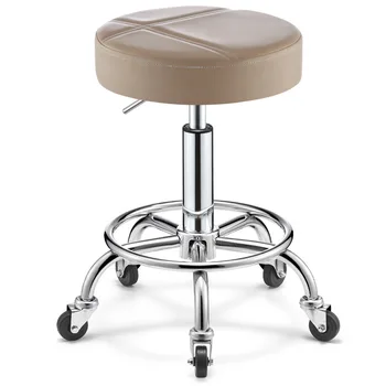 Stručni revolving frizerske stolice na kotačima, prijenosni rotirajući frizerski stolac, namještaj salona Coiffeur Stuhl MQ50BC