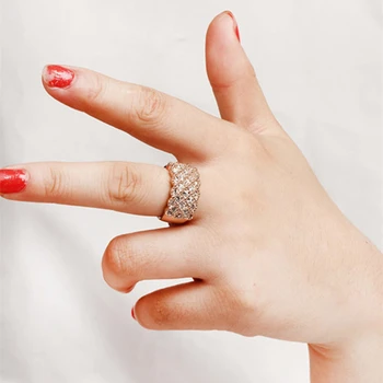 Korejski nakit i ukras klase suite s punim bljeskalica циркона 2019, ženske modne минималистичные nakit prstenje