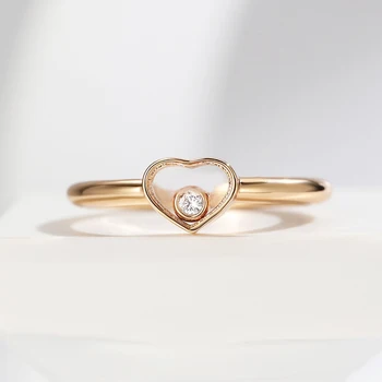 2023 Novi prsten od ružičastog Zlata za ljubav Ženska Moda Jednostavan Nakit luksuzni brand Poklon za parove
