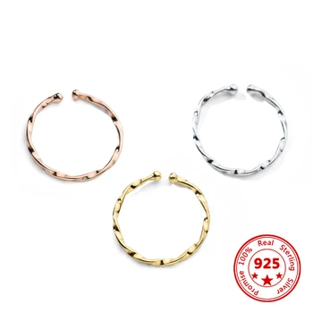 100% Trenutno srebrnom prsten S925 Korejski verzija, jednostavna moda za žene, otvaraju graciozan prstena za prste, vjenčanje festivali, dar za zurke