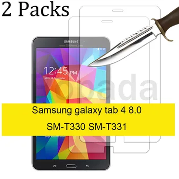 2 KOMADA Stakla Za Samsung Galaxy Tab 8.0 4 SM-T330 SM-T331 T335 Zaštitni sloj od Kaljenog Stakla sa zaštitom od ogrebotina