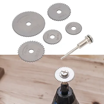 1 komplet dijamantni diskovi za rezanje drva HSS Disk pila za rotirajući alat za Graviranje Električna bušilica I 1 Vreteno za alat