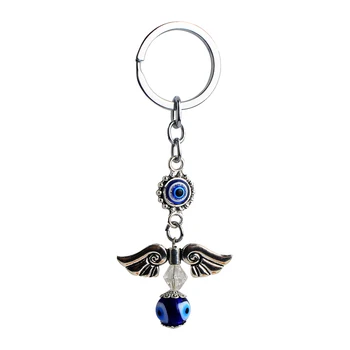 Starinski privjesak sa krilima Anđela, turski privjesak od kristala kuglice u Blue Eye, privjesak za ruksak, modni nakit, poklone za zabave 