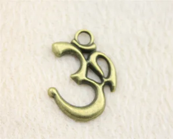 38 kom./lot 28*22 mm antički brončani Om šarm Ovjes DIY nakit za narukvice ogrlice naušnice