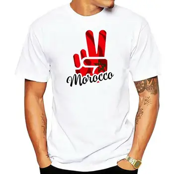 2020 Najnovije Modne Vrhovima, Ljetna Cool Majica Za muškarce - Jdm / Die Cut - Zastava - Maroko - Pobjeda - Africa Win Soccer Boxen Shirt