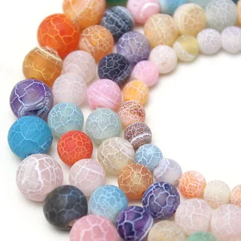 8 mm prirodni šarene dobi kamen perle za DIY narukvica i ogrlica nakit slatki slobodnih zrna čakra liječenje