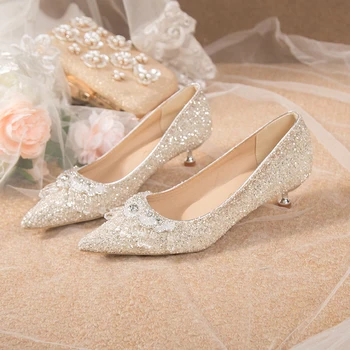 Nove ženske cipele-brod sa štrasom, seksi prozirne kristalne sandale na visoku petu s oštrim vrhom, vjenčanje sandale za maturalne večeri, vjenčanja cipele