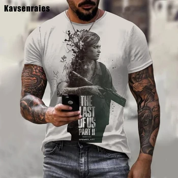 The Last of Us 2 t-Shirt Muška Ženska 2023 Ljetna Moda Casual Igre t-Shirt s 3D Ispis i kratkih rukava Harajuku Ulica Odjeća Majice Majice