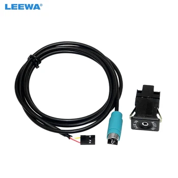 LEEWA Car Audio USB AUX-In Kabel Utikač AUX Utičnica Za Alpine KCE-422I KCE236B AUX Ožičenje Kabelski Adapter #CA6808